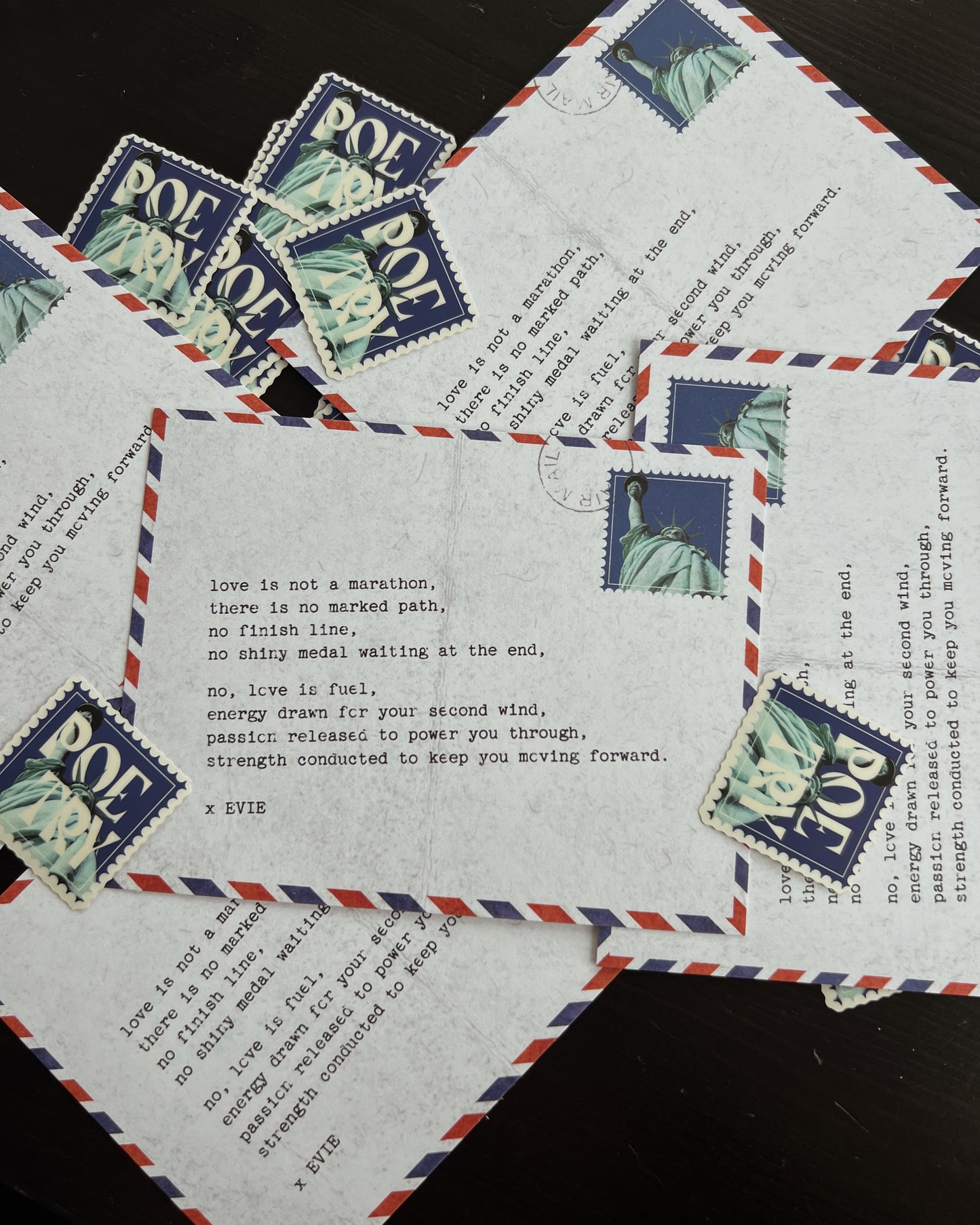 poetry postcards